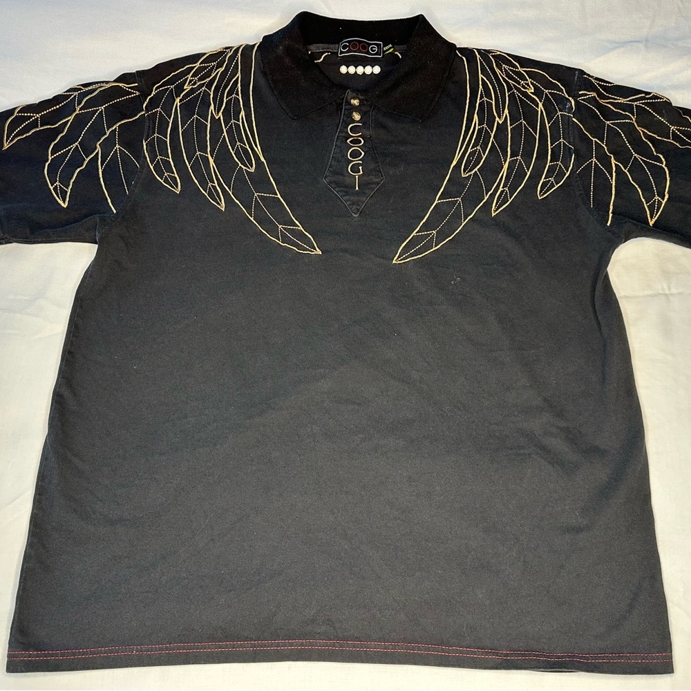 Gold Winged Black Coogi